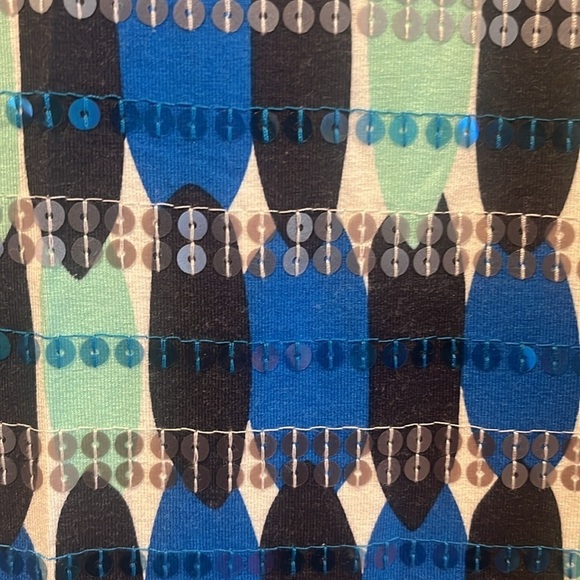 Boden womens multi color sequins tank top size 6 . - Picture 4 of 9